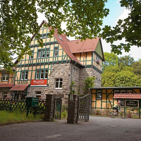 Landgasthof Alter Bahnhof Heyerode Bagian luar foto